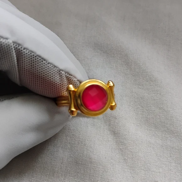 Julie Vos Bamboo Stone RingSize 7